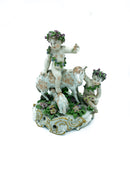 Scultura in Ceramica di Gruppo Mitologico di Hochst del 1700