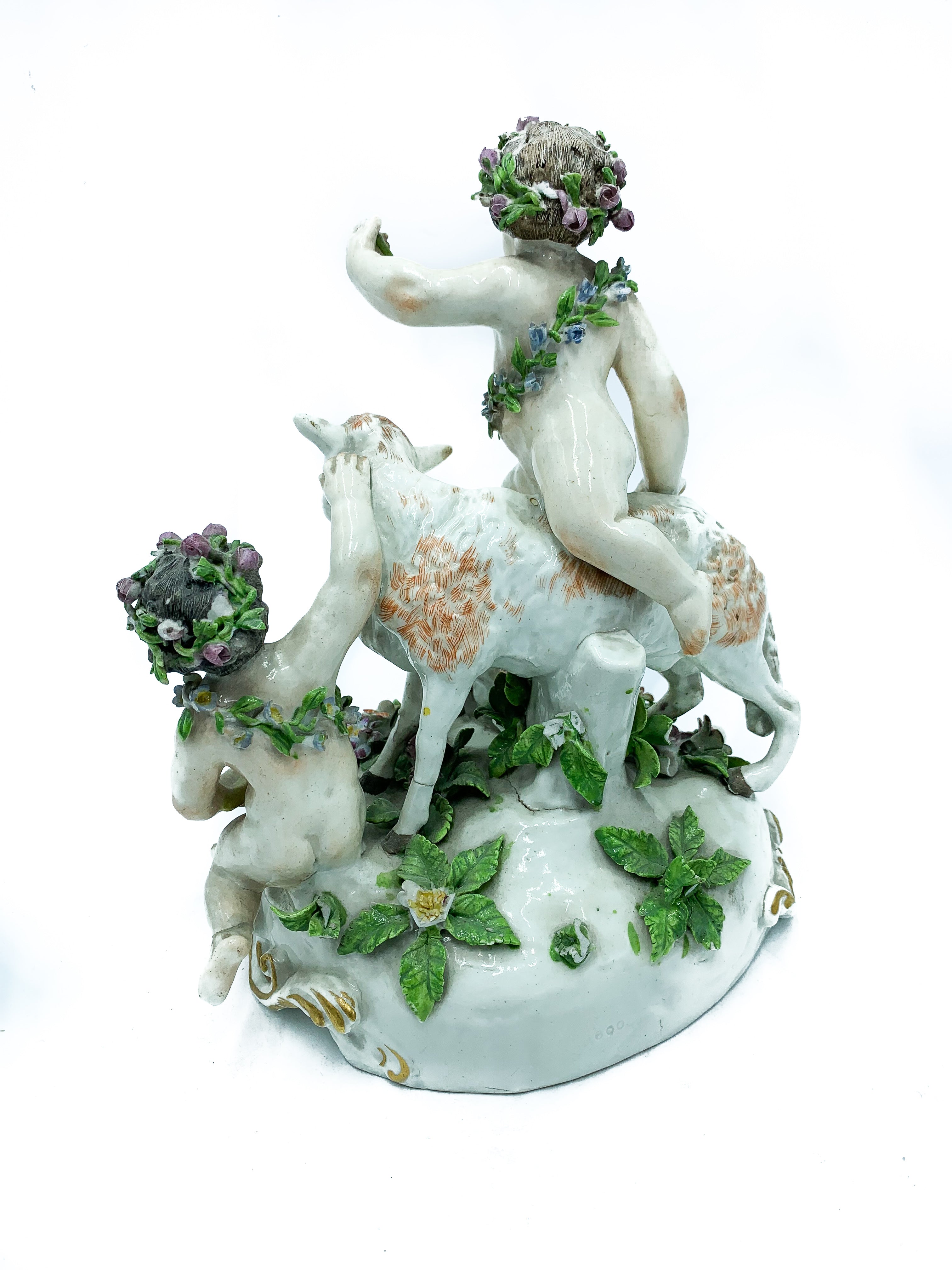 Ceramic sculpture of the Hochst Mythological Group from 1700