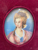 Coppia di Miniature di Dame Retouchè Anni 60