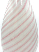 Pink Swirl Murano Glass Lamp from the 1960s