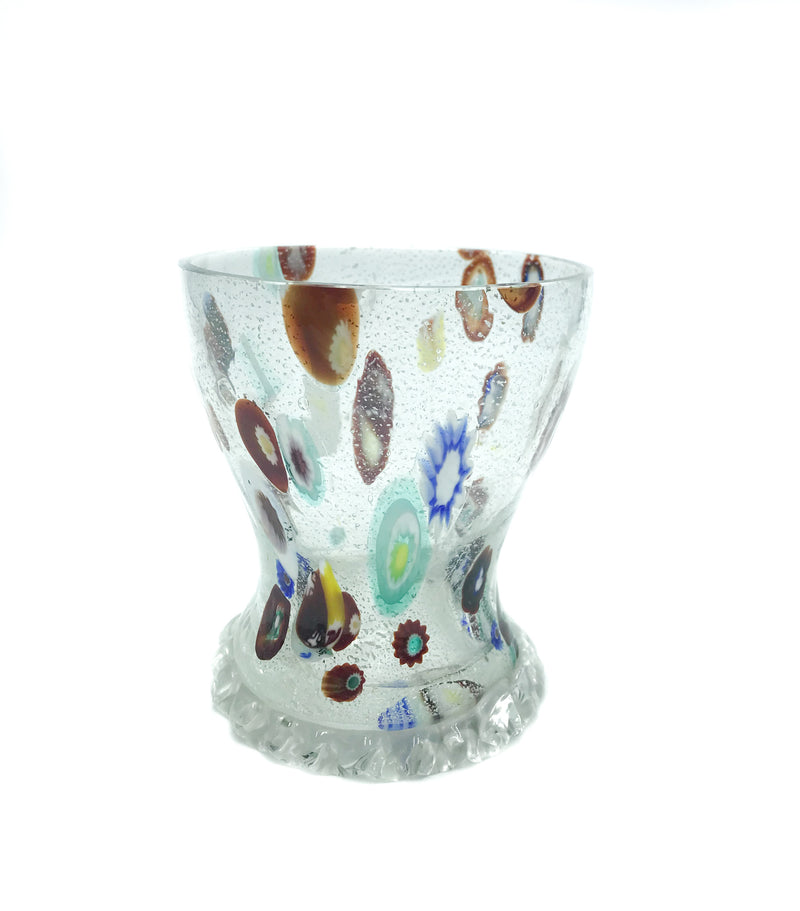 Murano glass glass with Murrine, 1990s