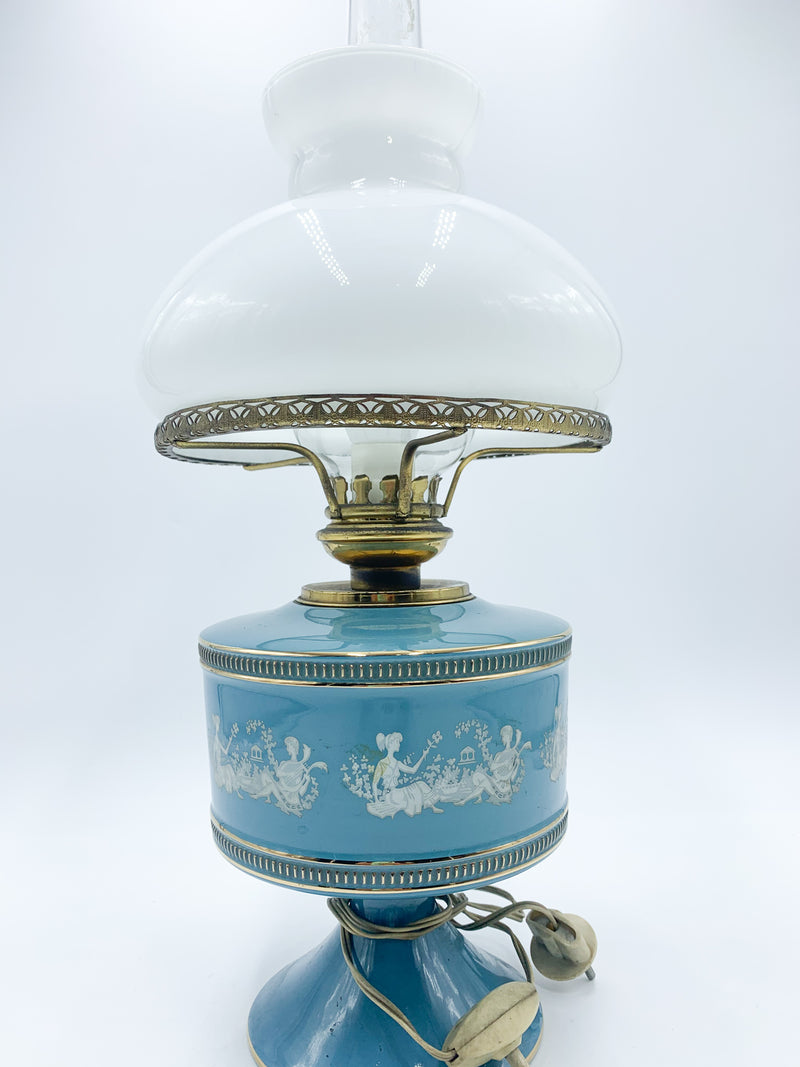 Sesto Fiorentino Glazed Ceramic Lamp from the 1940s