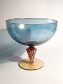 Centrotavola in Vetro Soffiato a Mano di Pitti Studio Anni 80