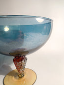 Centrotavola in Vetro Soffiato a Mano di Pitti Studio Anni 80