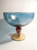 Centrotavola in Vetro Soffiato a Mano di Pitti Studio Anni 80