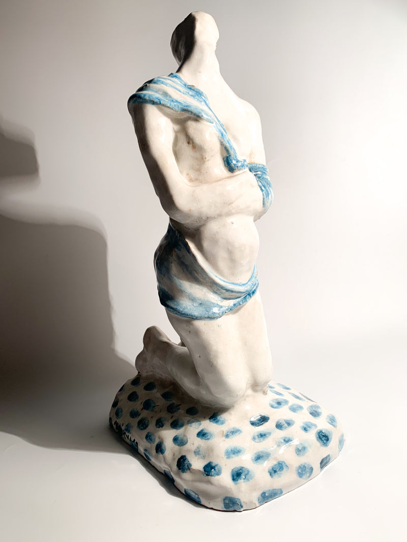 Ceramic Maternity Sculpture by Giuseppe Migneco 1960s