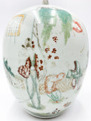 Vaso in Porcellana Cinese Dipinto a Mano dei Primi del Novecento