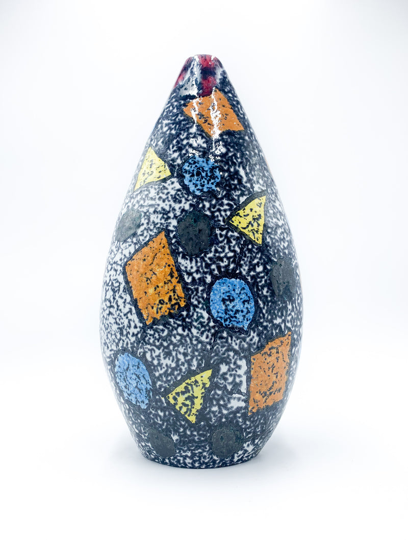 Vase in Faenza ceramic by R. Rossini 1970s