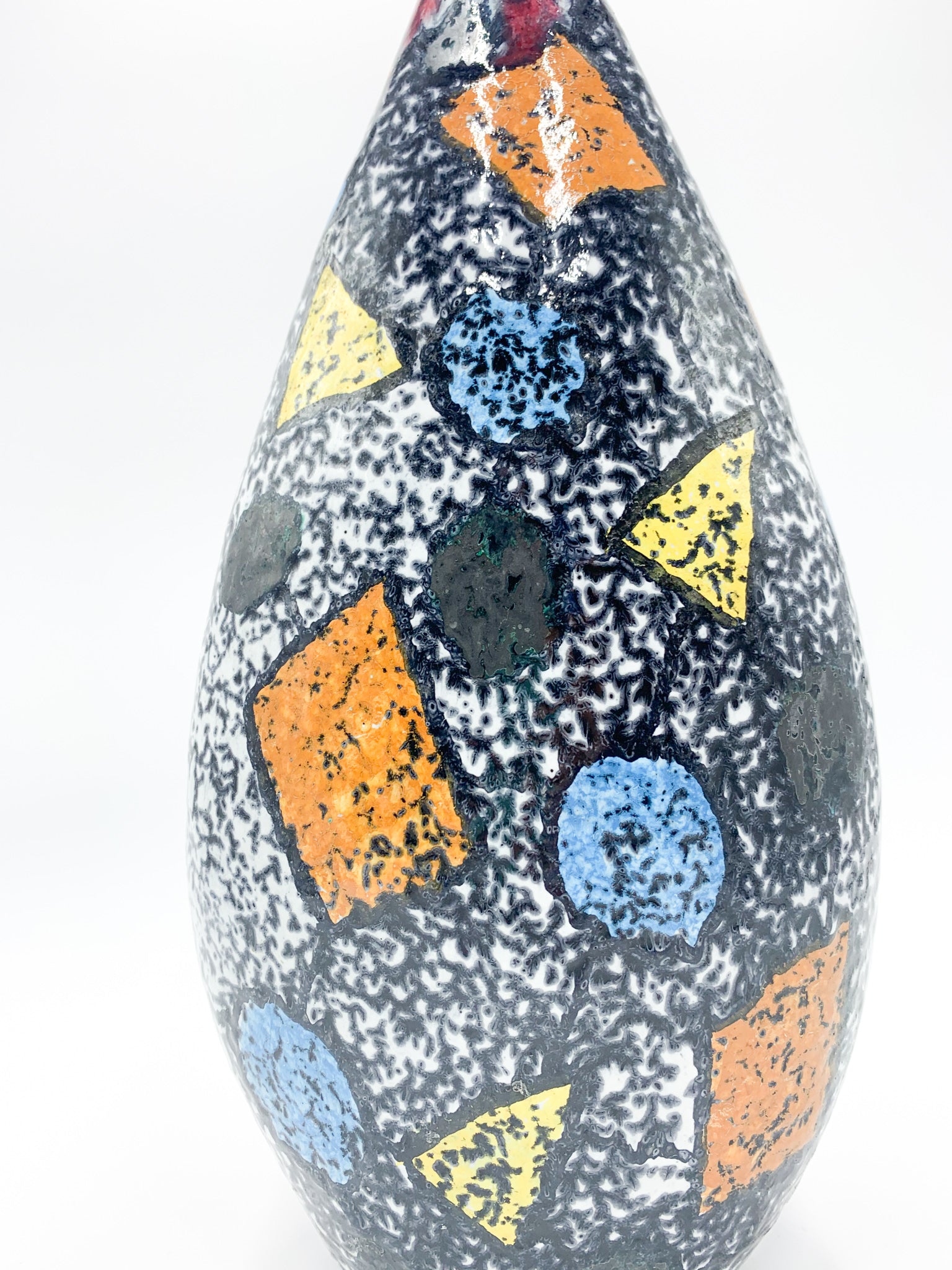 Vaso in Ceramica di Faenza di R. Rossini Anni 70