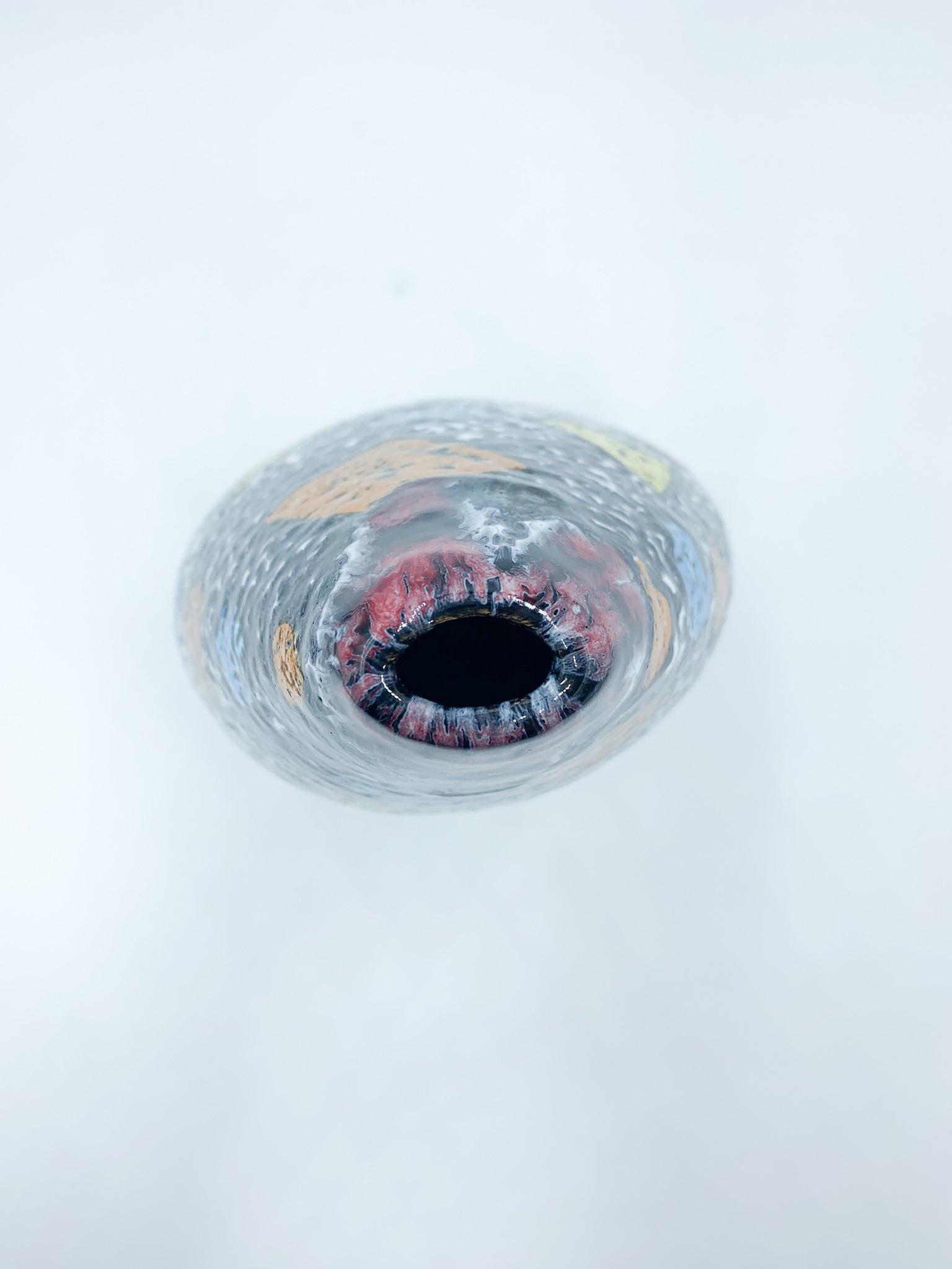 Vaso in Ceramica di Faenza di R. Rossini Anni 70