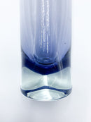 Set da Quattro Bicchieri da Bevanda in Vetro Viola Scolpito Anni 60