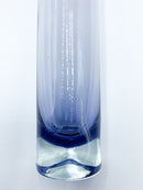 Set da Quattro Bicchieri da Bevanda in Vetro Viola Scolpito Anni 60