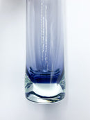 Set da Quattro Bicchieri da Bevanda in Vetro Viola Scolpito Anni 60