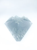 Scultura di Piramide in Vetro di Daum Rh Lauret