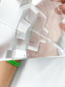 Scultura di Piramide in Vetro di Daum Rh Lauret