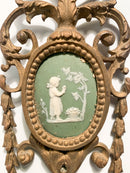 Pair of Bronze and Cameo Appliques from the 1800s