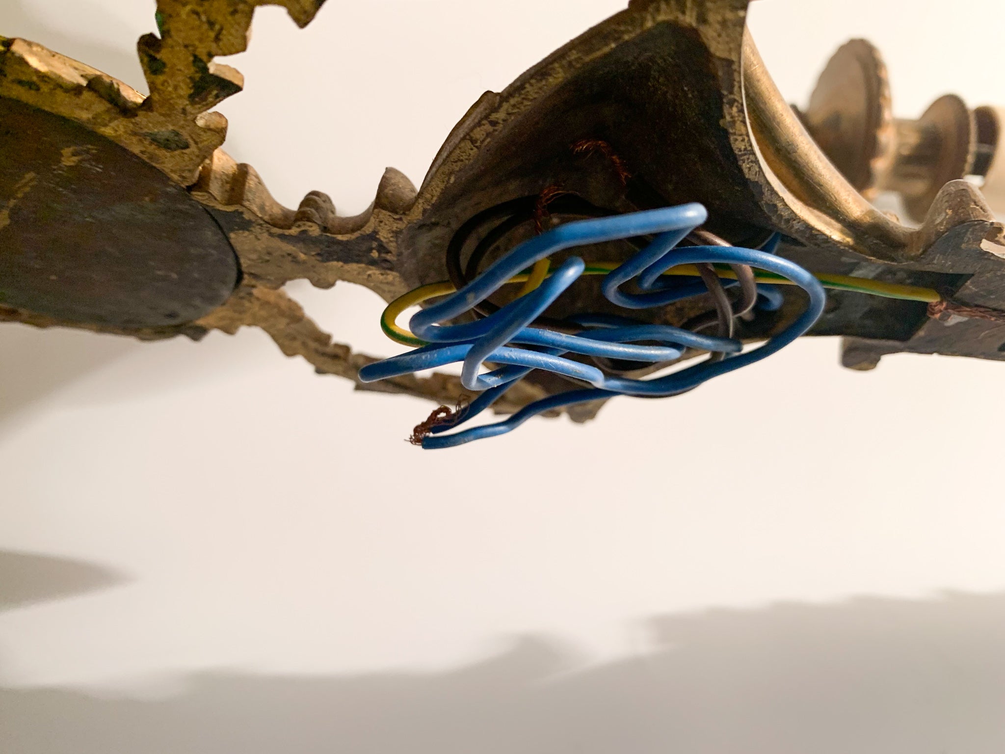 Coppia di Appliques in Bronzo e Camei del 1800