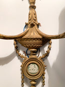 Pair of Bronze and Cameo Appliques from the 1800s