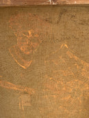 Dipinto Olio su Tela di Ritratto di Donna in Spiaggia di Giovanni Caldana del 1922