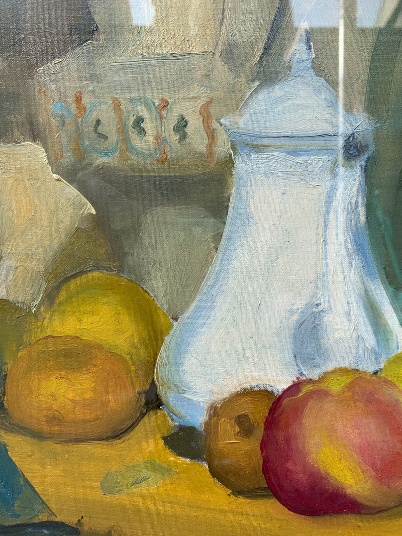 Dipinto Olio su Tela di Natura Morta di Luigi Bartolini Anni 40