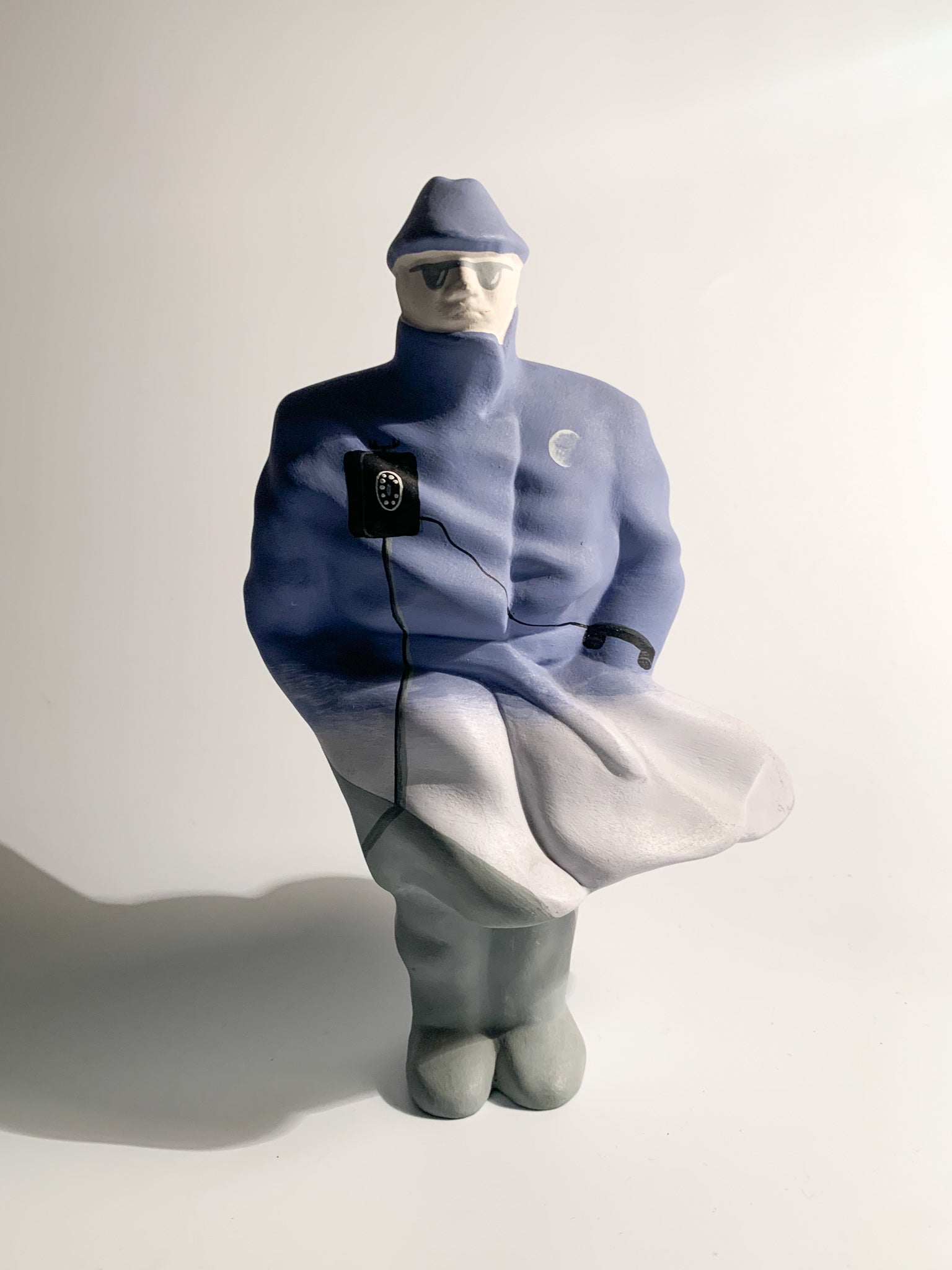 Scultura Figurativa in Ceramica di L'Aquilone del 1984