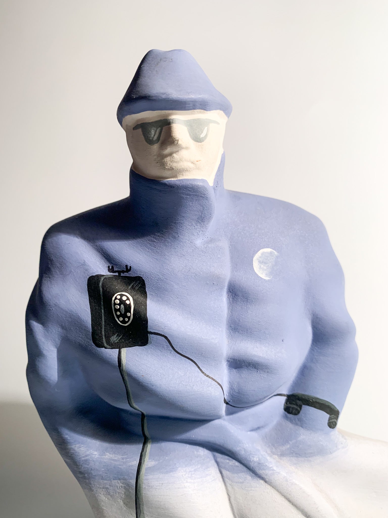 Scultura Figurativa in Ceramica di L'Aquilone del 1984