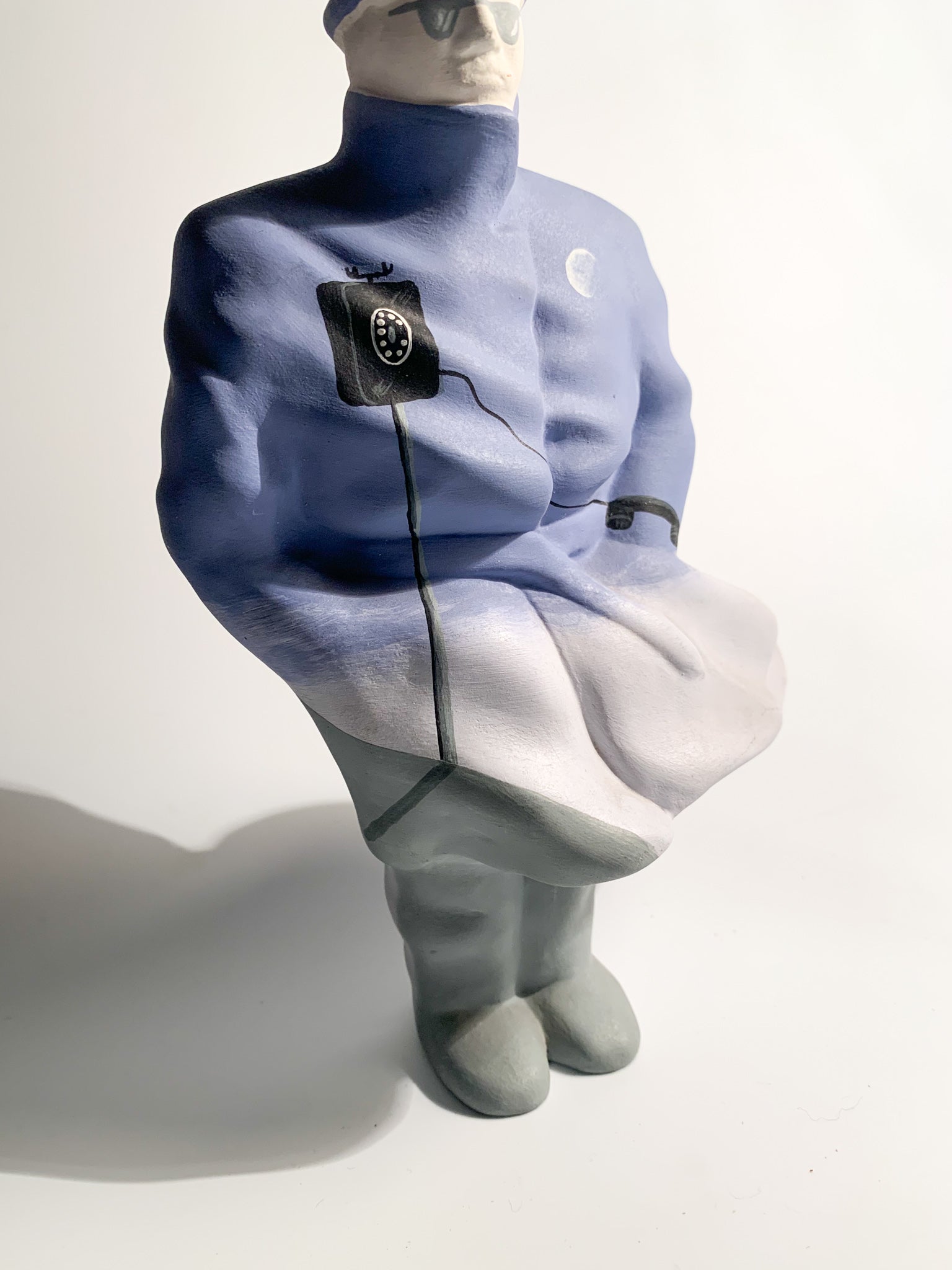 Scultura Figurativa in Ceramica di L'Aquilone del 1984