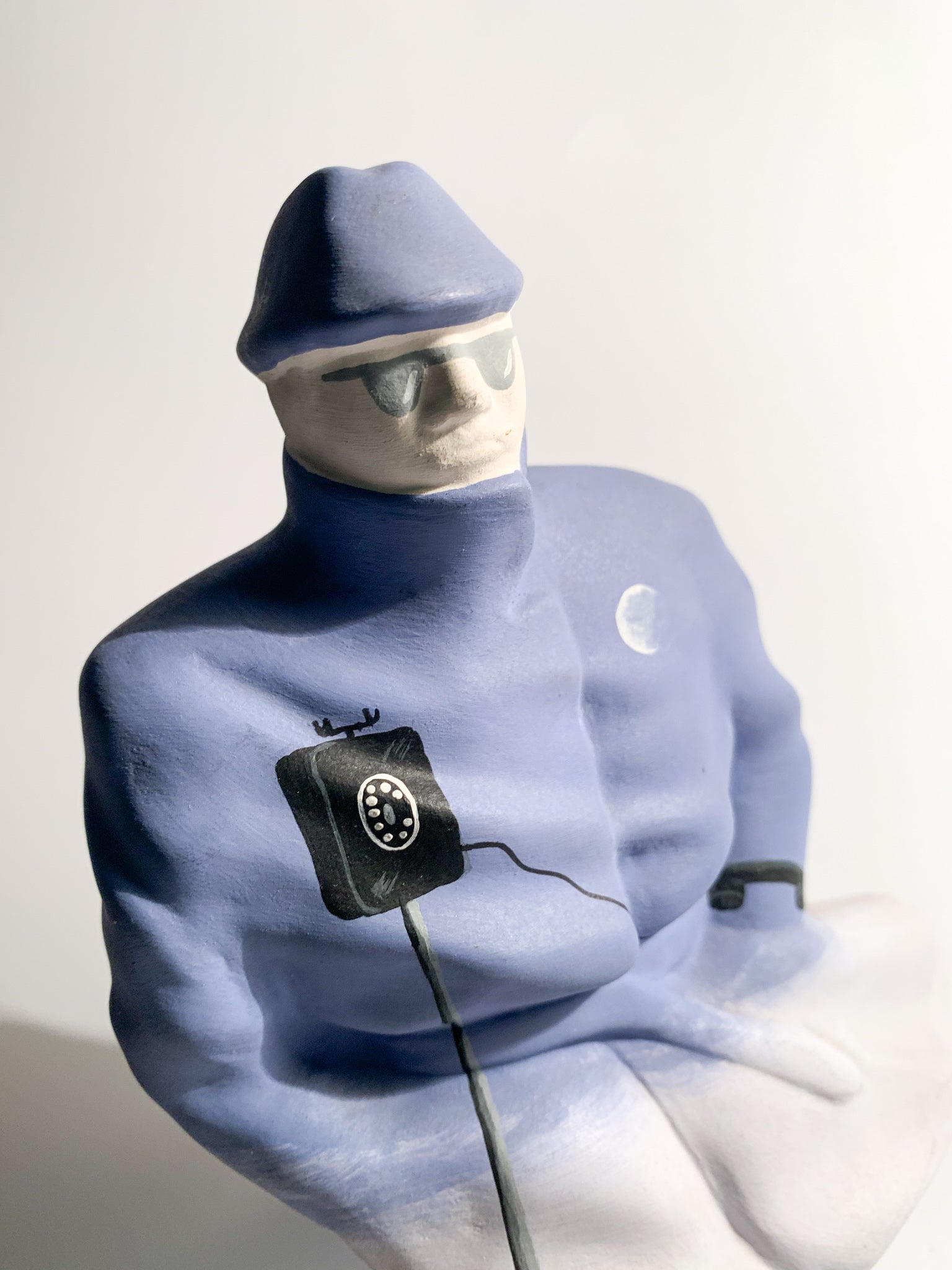 Scultura Figurativa in Ceramica di L'Aquilone del 1984