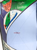 Finestra di Vetro a Piombo Colorata con Design di Albisola Anni '70