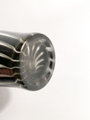 Monofiore Vase in Black and White Murano Glass from the 70s