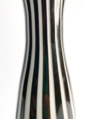 Monofiore Vase in Black and White Murano Glass from the 70s