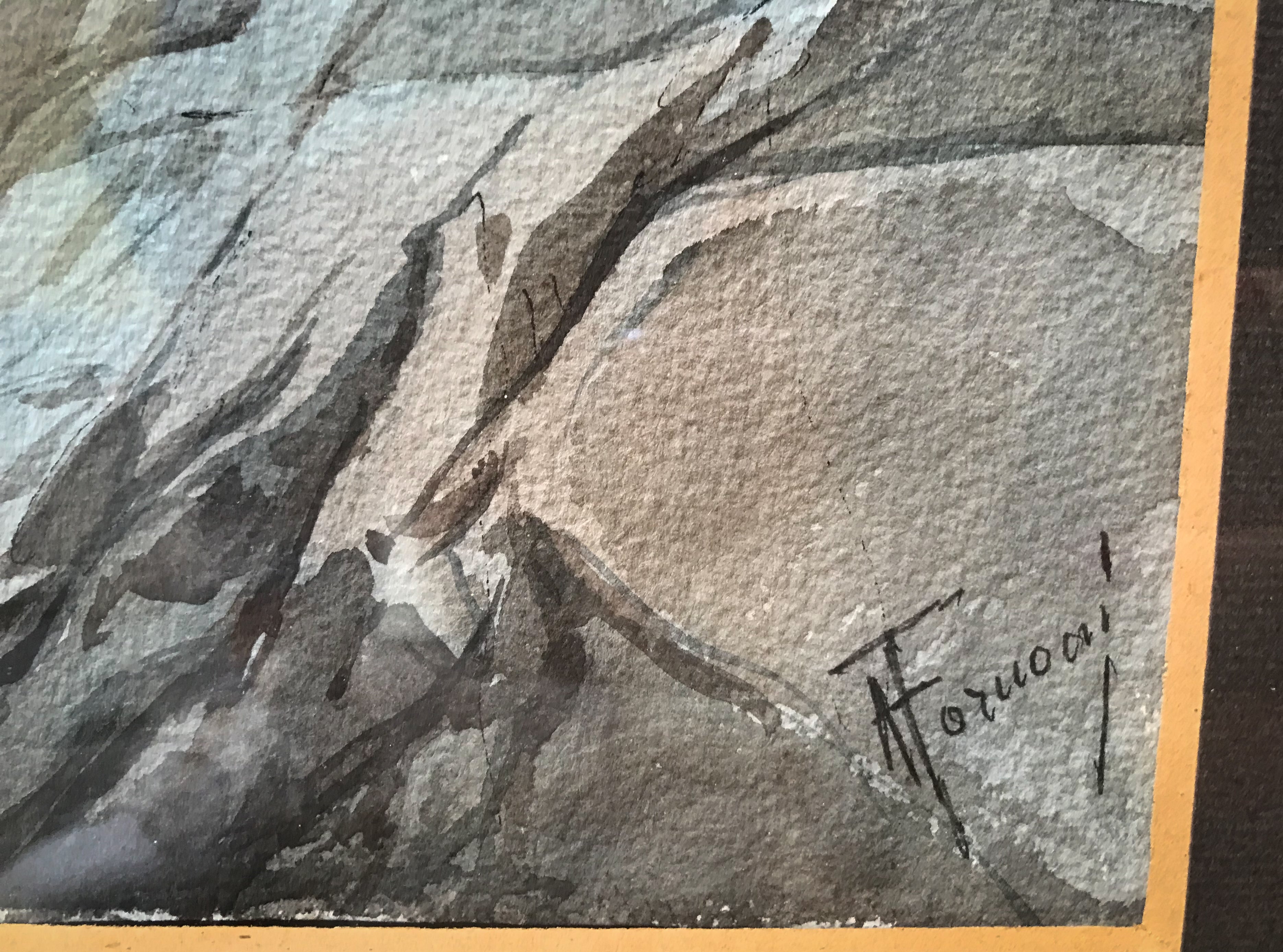 Painted in Watercolor by Aldo Ferrari