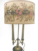 Two Lights Brass Lamp from the 1950s