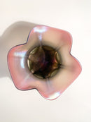 Iridescent Loetz Glass Vase with Flower Opening 1940s