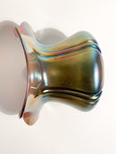 Iridescent Loetz Glass Vase with Flower Opening 1940s