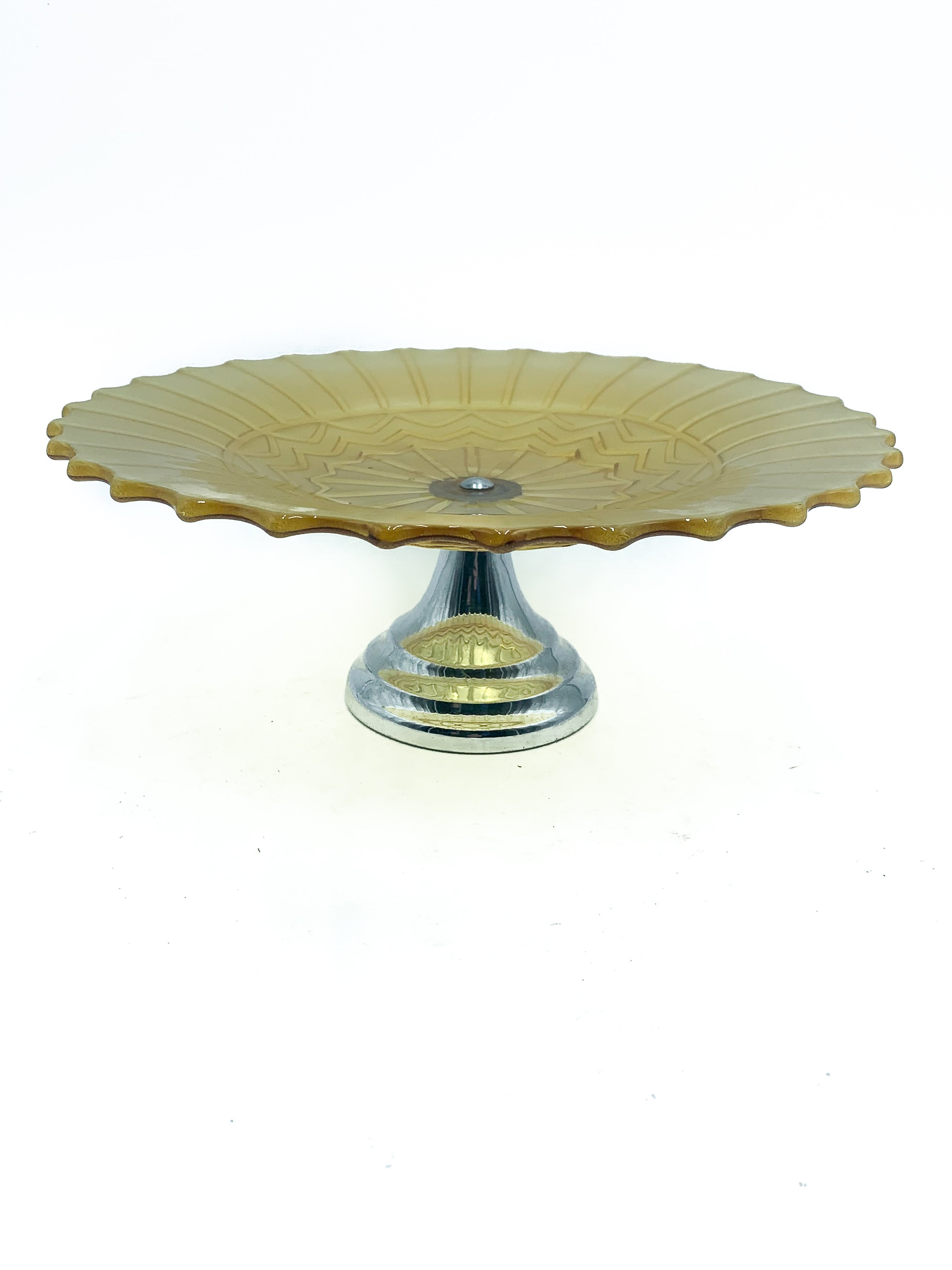 Backsplash in Bohemian Yellow Glass 50s