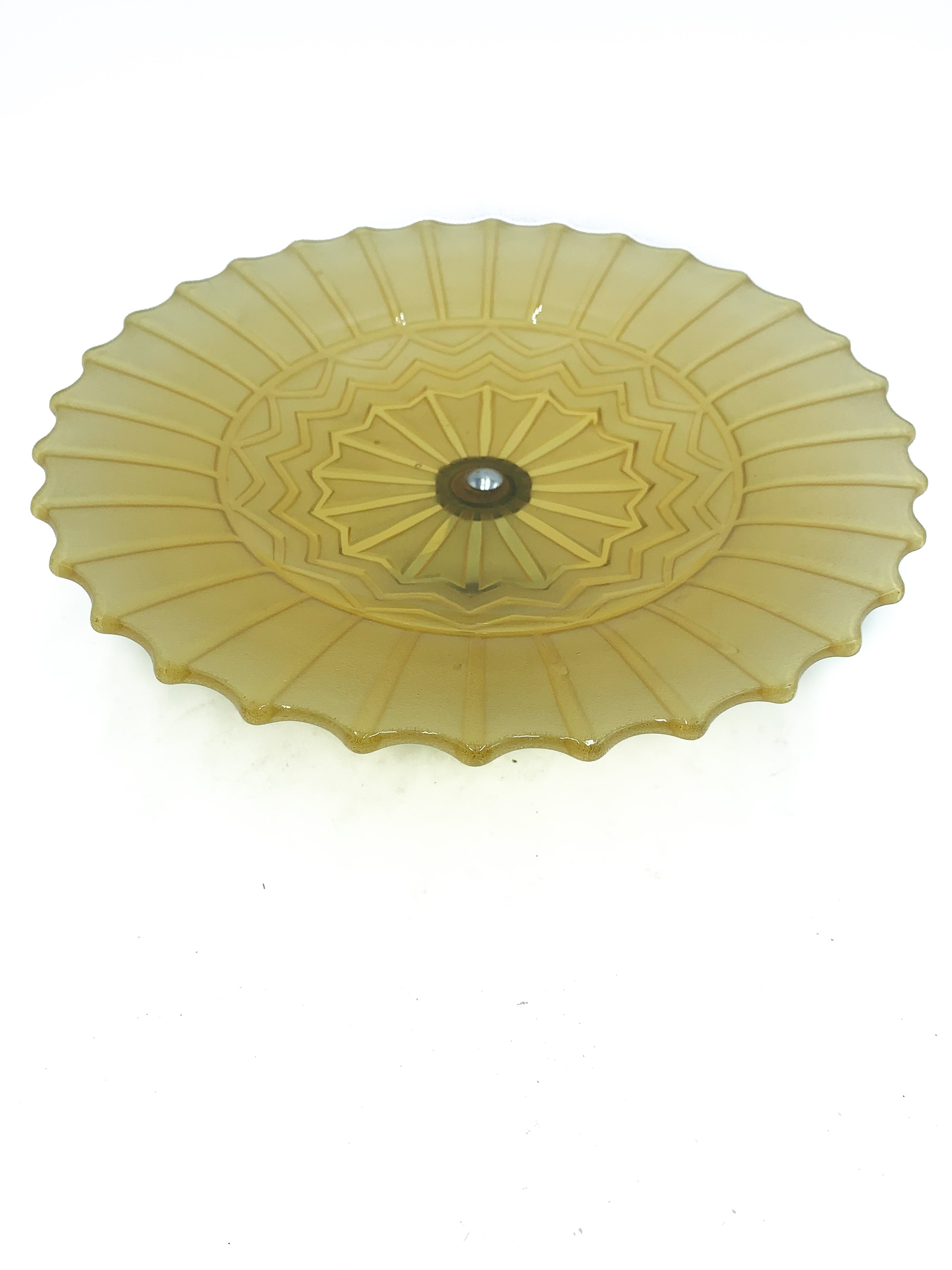 Backsplash in Bohemian Yellow Glass 50s