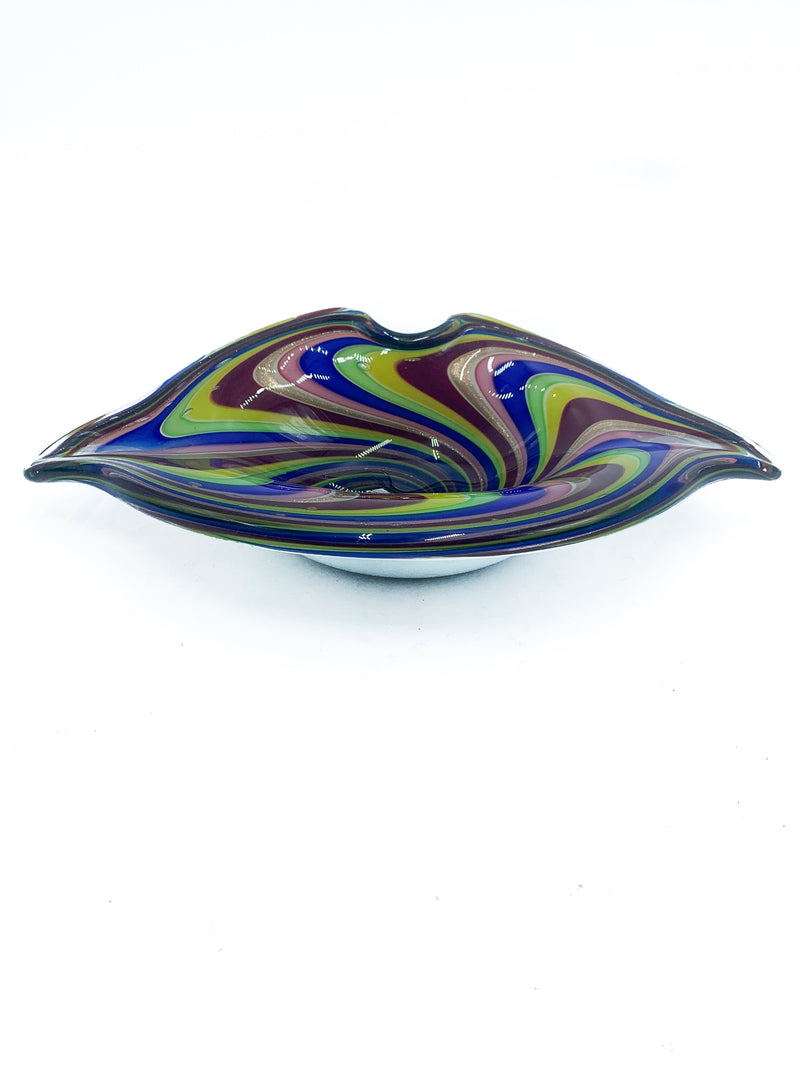 Multi-colored Murano Glass Pocket Tray from the 1970s