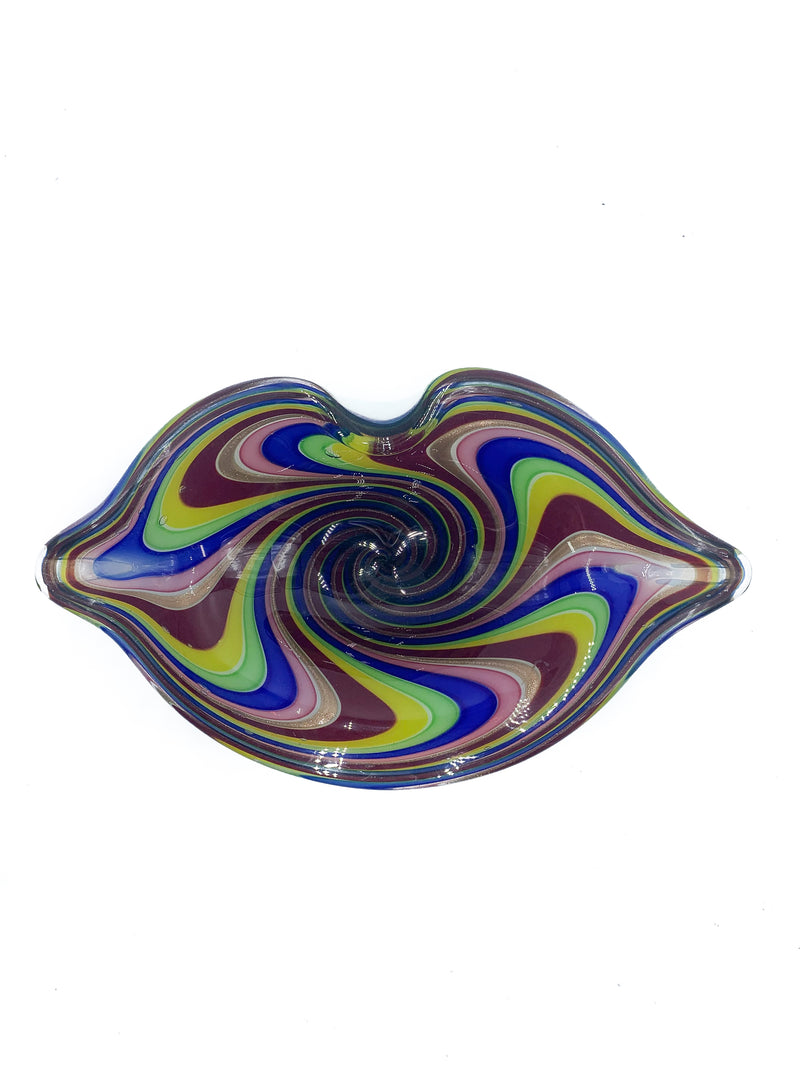 Multi-colored Murano Glass Pocket Tray from the 1970s