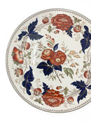 Piatto Grande in Ceramica Wedgwood Fiorito Anni 70