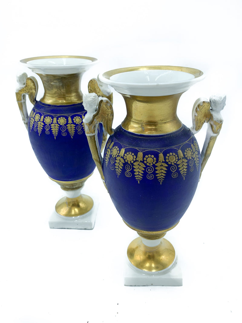 Coppia di Vasi in Ceramica Periodo Primo Impero 1810
