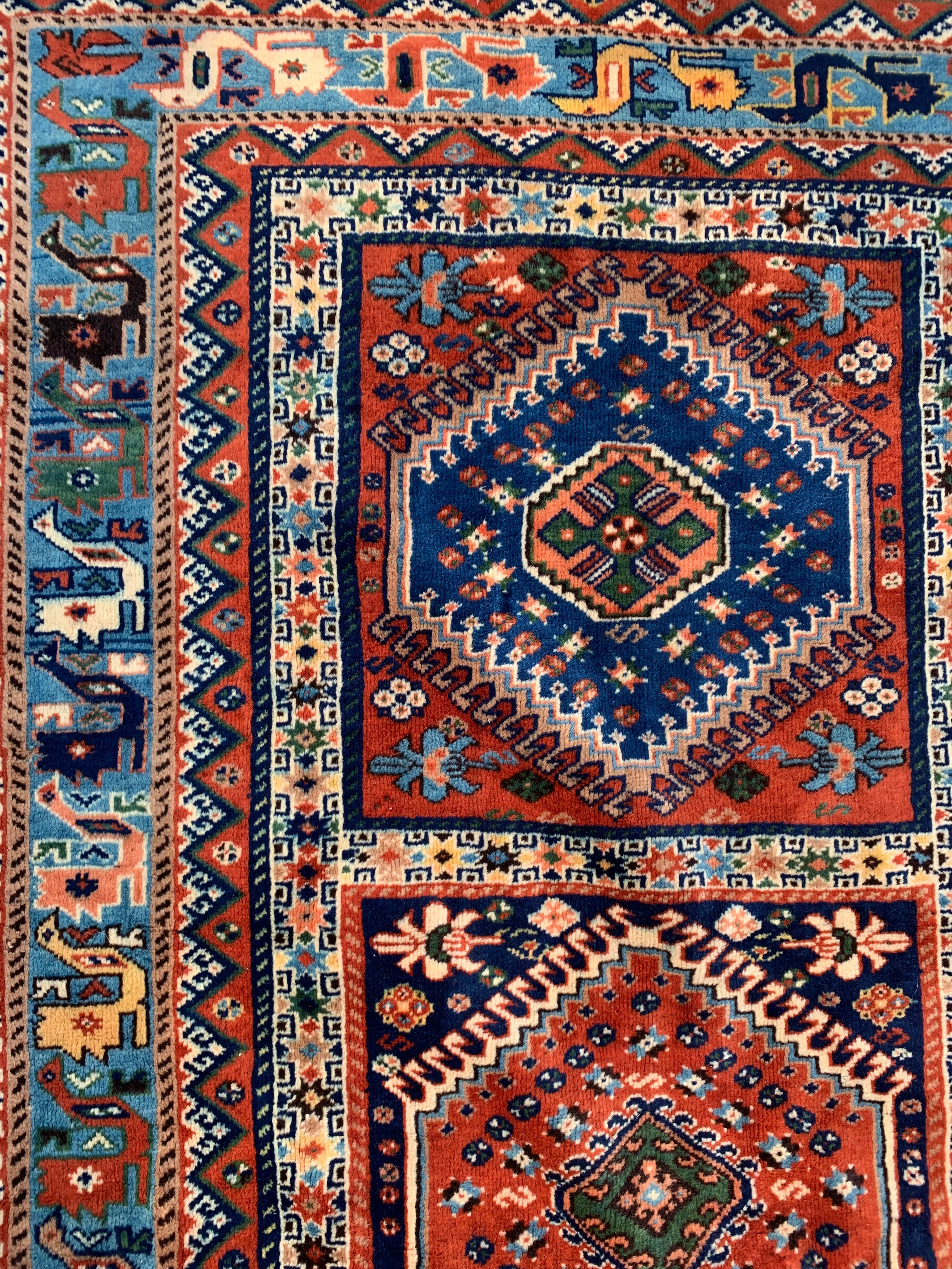 Persian Yalame carpet from the 70s