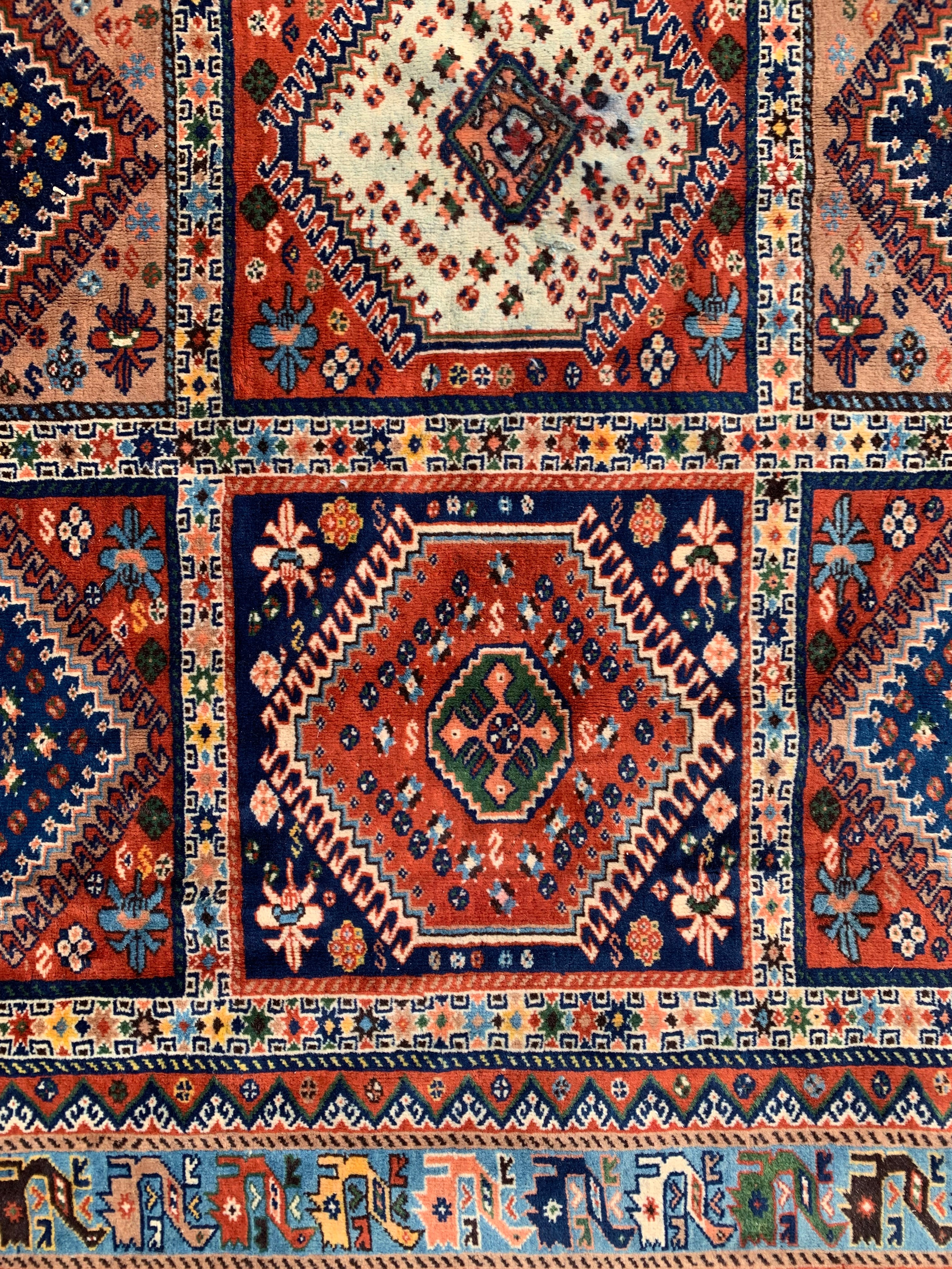 Persian Yalame carpet from the 70s