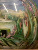 Dipinto Olio su Tela di Paesaggio di Lamberto Lamberti Anni 50