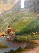 Dipinto Olio su Tela Doppio di Arnaldo Bartoli Anni 50