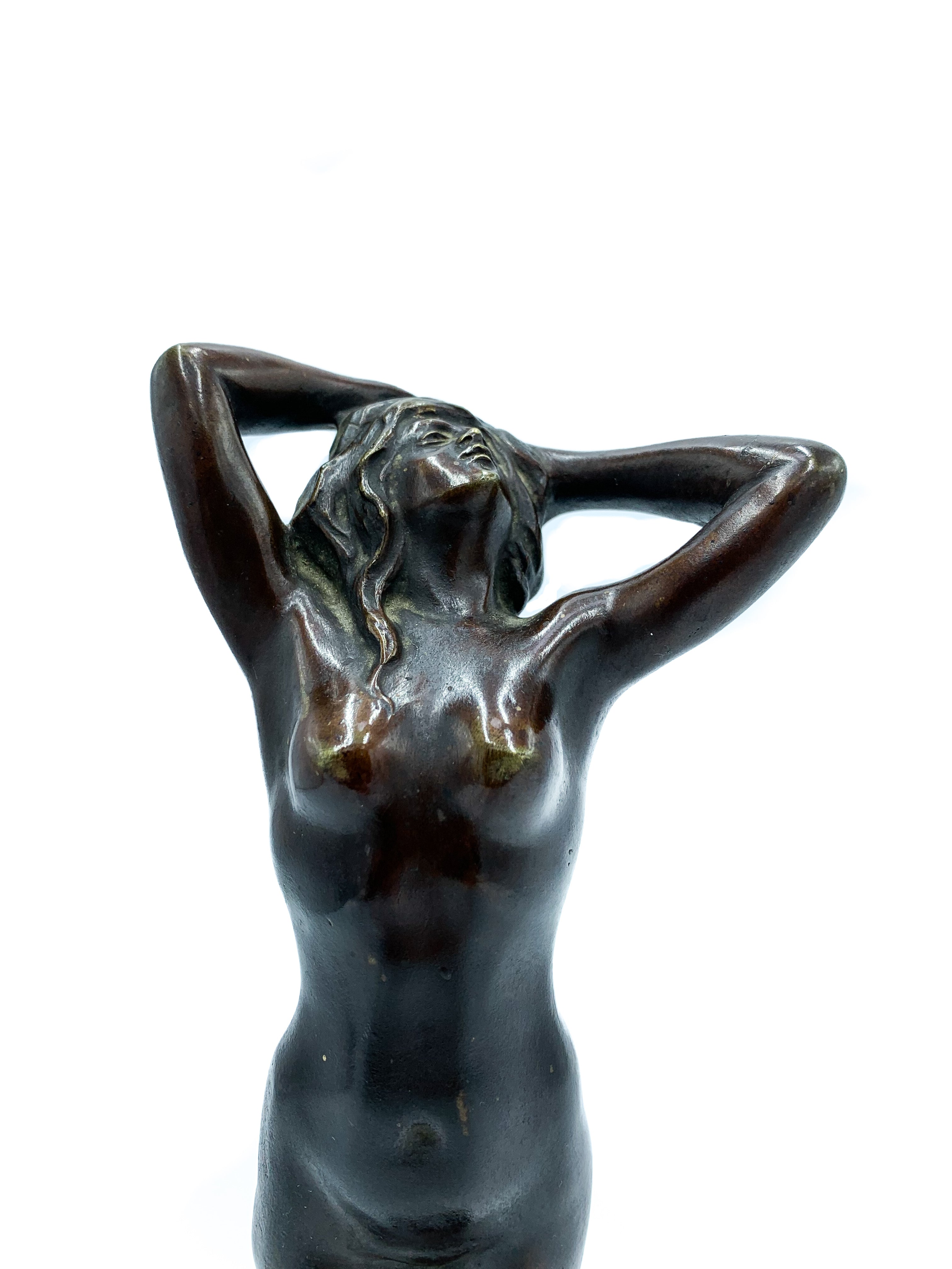 Bronze nude by Tito Obici 1800
