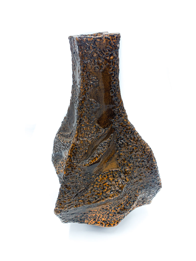 Ceramic Vase by Virginio Ciminaghi 1980