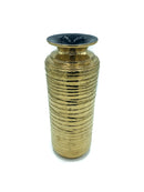 Pair of Golden Ceramic Vases 1980