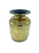 Pair of Golden Ceramic Vases 1980