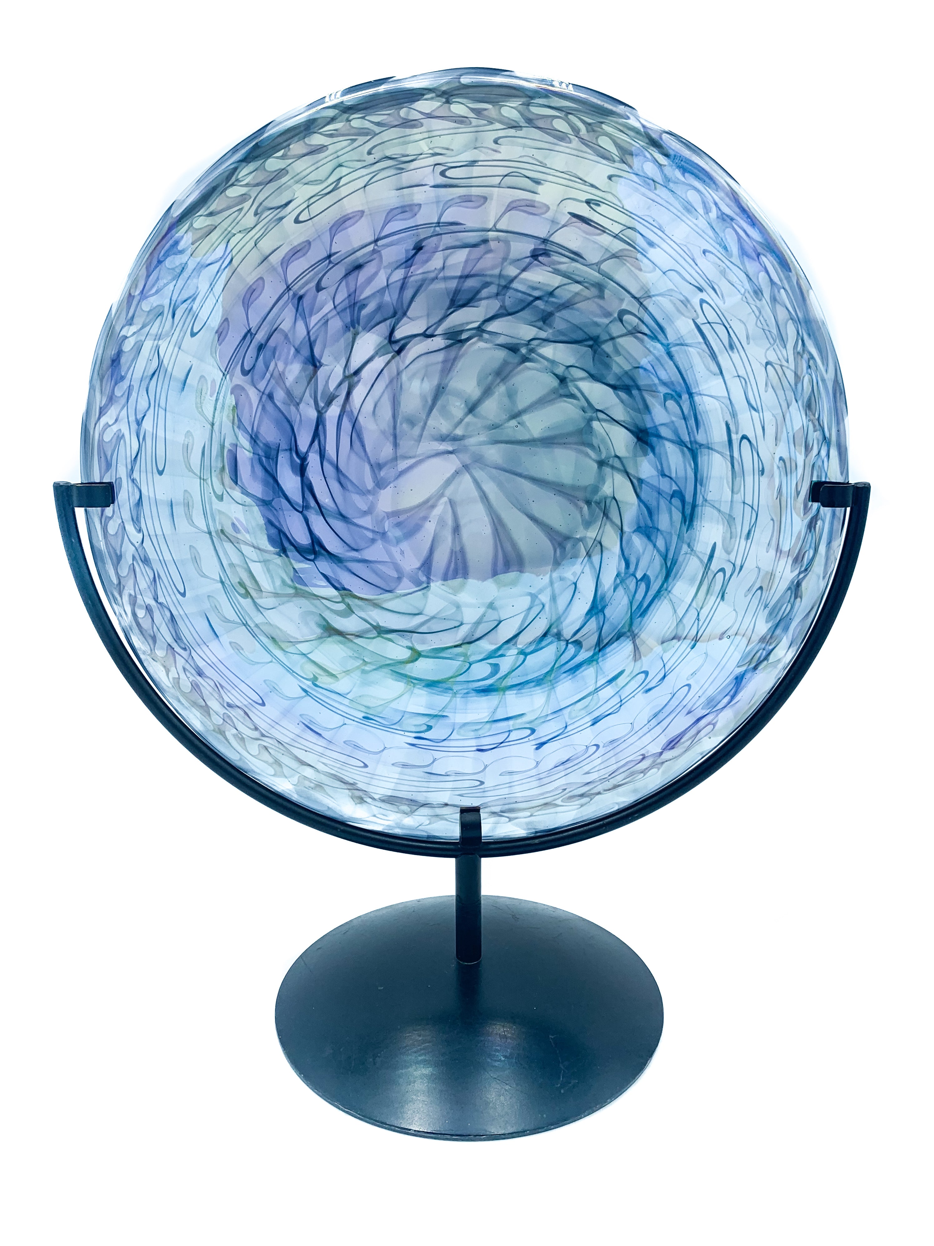 Murano glass plate 1980